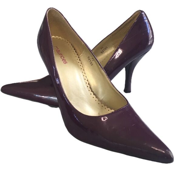 Maurice’s patent leather purple heels - Picture 1 of 16